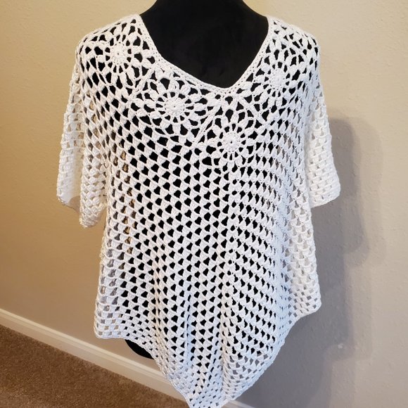 Beach cover up dress summer Outfit 100% soft cotton size M. - Picture 9 of 11